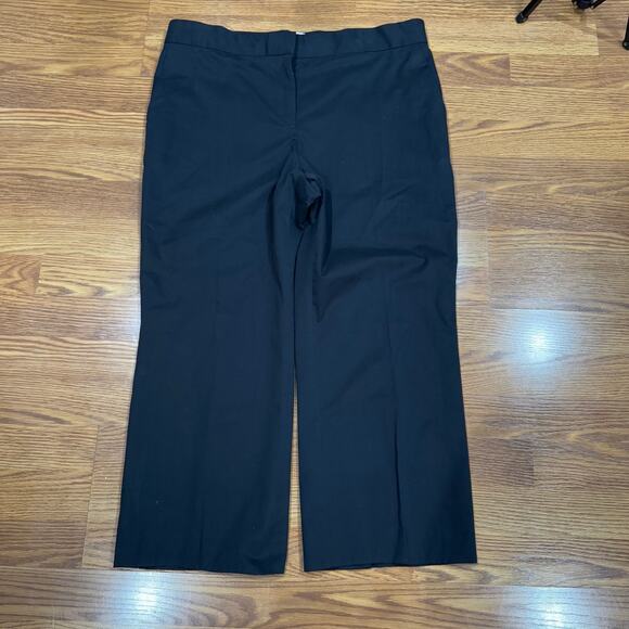 THE ROW Cotton/cashmere Black Bapri Cropped Cotton-Blend Straight-Leg Pants 12 - Picture 13 of 13